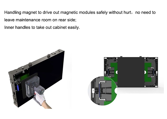 Ultra Slim Fine Pitch P1.25 High Resolution, Video Wall Indoor Fixed LED Display Screen with Front Access