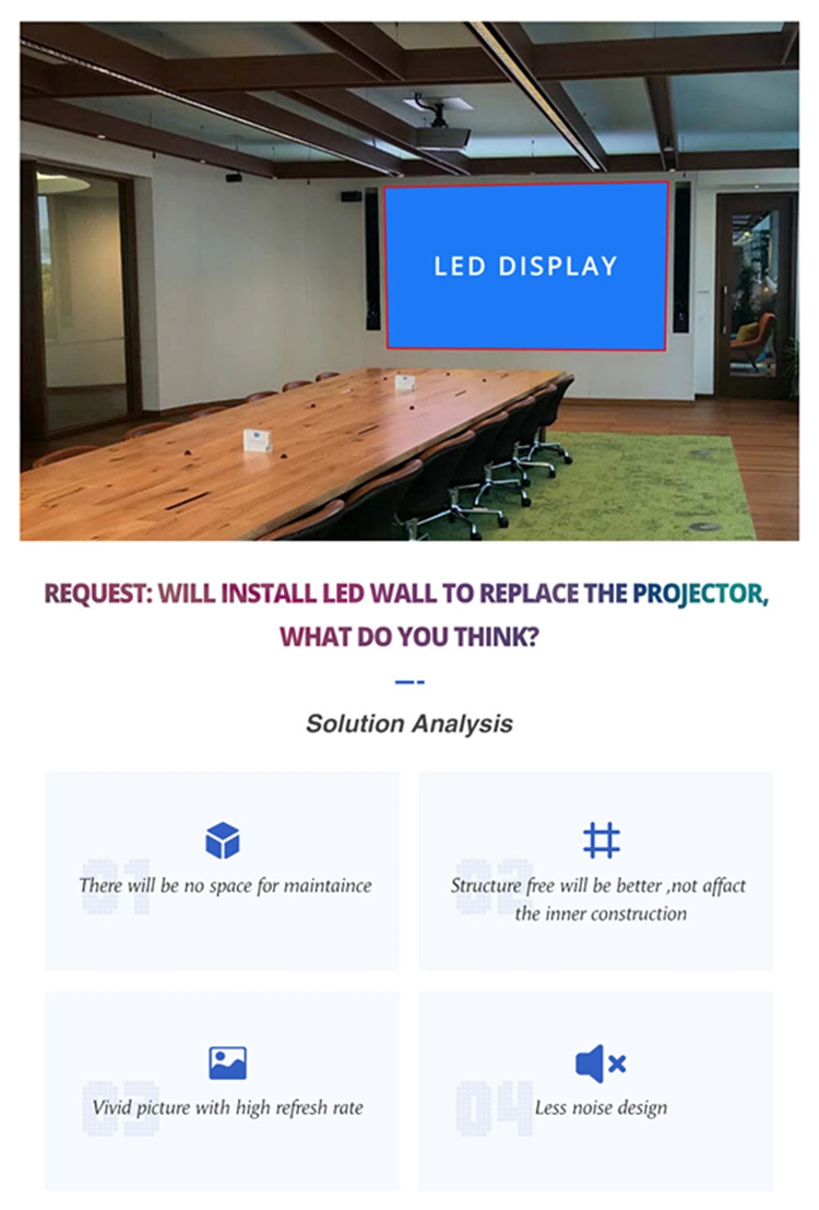 Indoor Full-Color High Quality Fixed HD LED Display for Exhibition