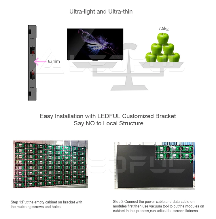 Indoor P1.5 Indoor Fixed LED Panel Video Wall P0.9mm 0.9 P1 P1.2 P1.25 P1.875 1.9mm Fine Pixel Pitch LED Video Screen Display